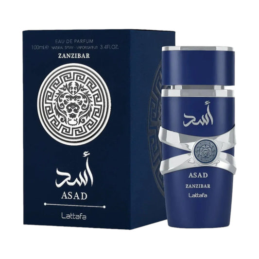 Asad Zanzibar Eau De Parfum 100ml for Men by Lattafa