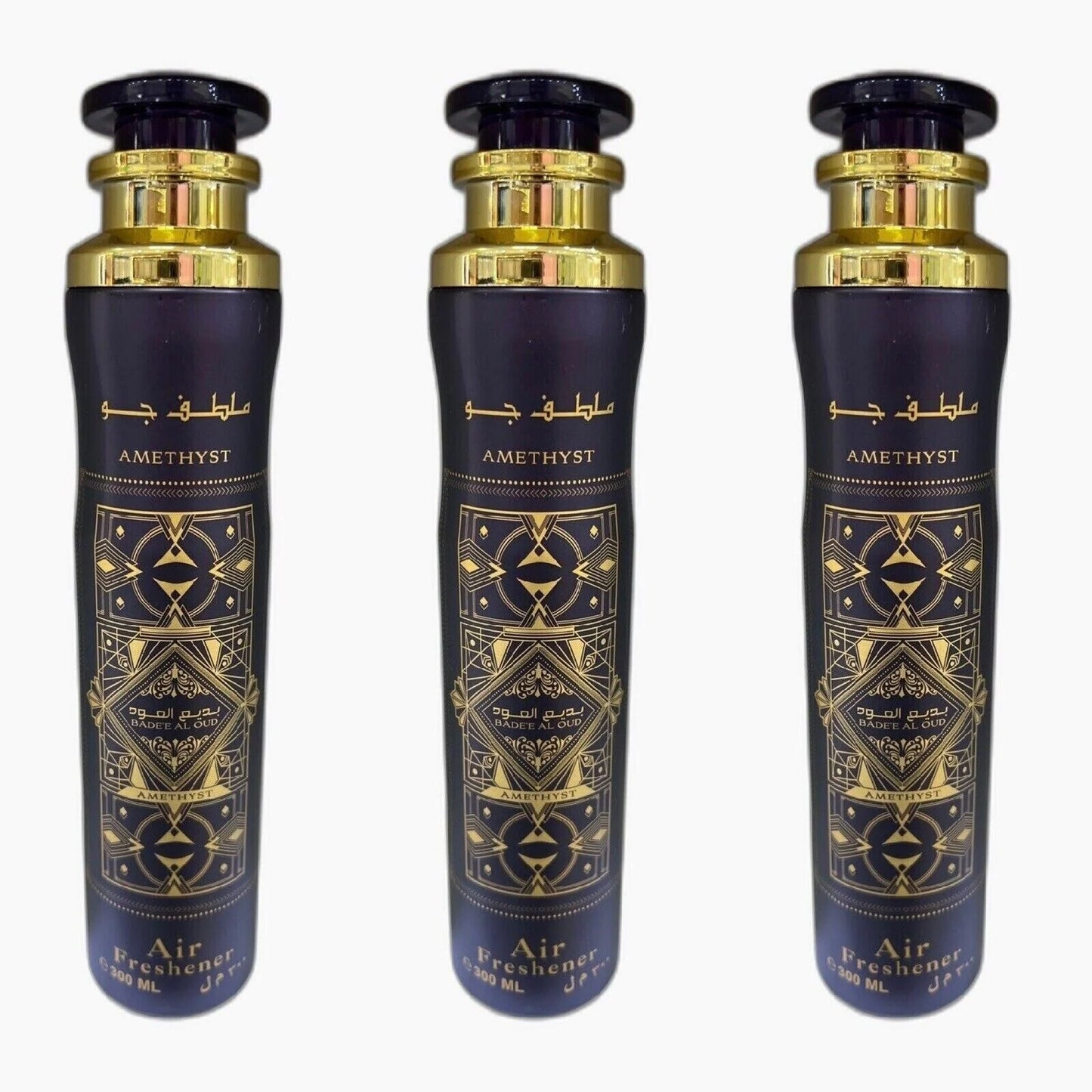 Badee al Oud Amethyst Air Freshener - Pack of 3 x 300ml Lattafa